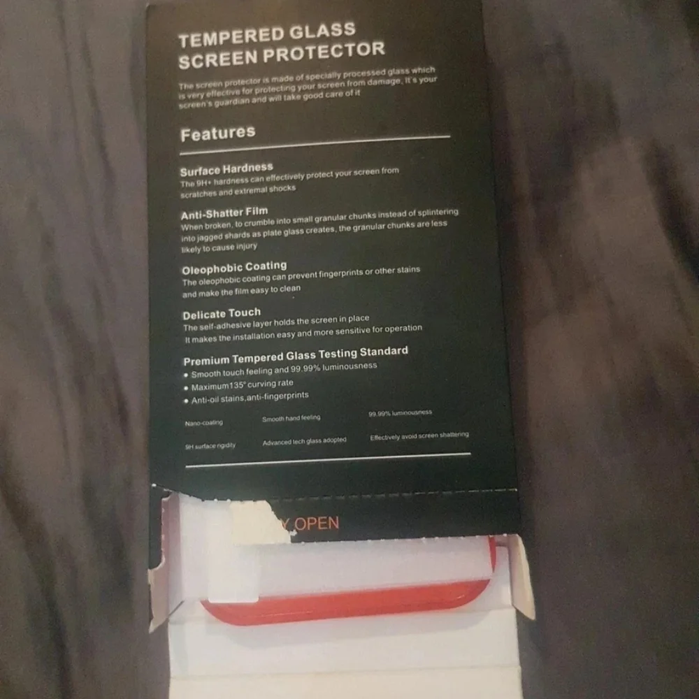 Ailun Tempered Glass Screen Protector with Black Packaging